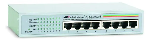 Allied AT-GS900/8-10 8pt 1000bt Gig Unmgd Switch Internal P S