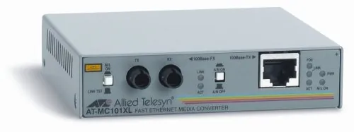 Allied AT-MC101XL-30 100btx To 100bfx St Mmf 2km Media Convrt Uk P S