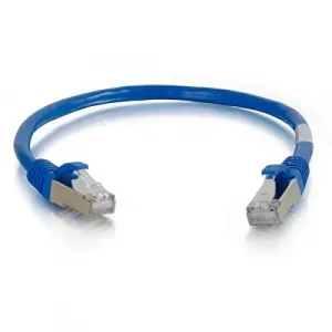 C2g 27241 3ft Cat5e Molded Shielded (stp) Network Patch Cable - Blue