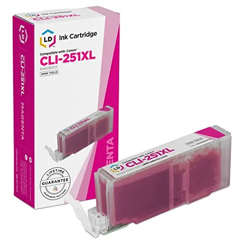 Original Canon 6450B001 Cli-251m Xl Ink Magenta Cartridge 1-pack For P