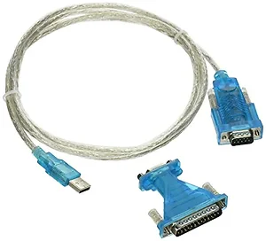 PW201-2 | Unitech Serial 9 Pin RS232 to USB Male Adapter