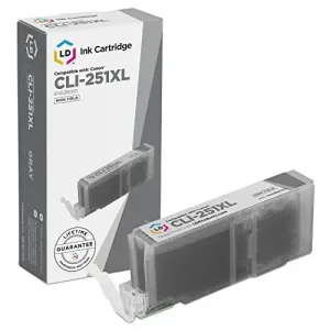 Original Canon 6452B001 Cli251xlgy Ink Cartridge - Inkjet - Gray - 1 E