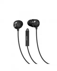 Maxell 196131 Classic Black Earbuds With Microphone