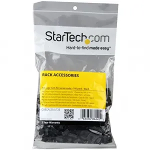 Startech CABCAGENUT2B M5 Cage Nuts - 100 Pack, Black - M5 Mounting Cag