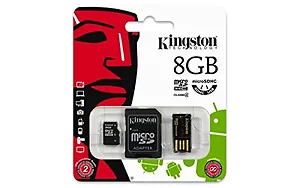 MBLY4G2/8GB | Kingston 8GB Mobility Kit with MicroSD to SD