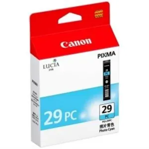 Original Canon 4876B002 Pgi-29 Photo Cyan Ink Tank - Cartridge - For T