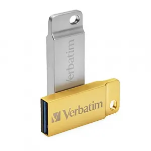 Verbatim 99104 16gb Metal Executive Usb 3.0 Flash Drive - Gold - 16 Gb