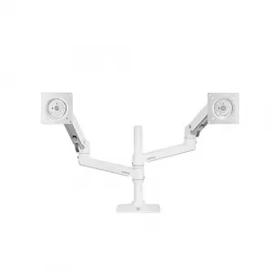 Ergotron 45-492-216 Lx Dual Stacking Arm (white).fully Adjustable Side