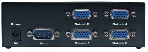 Manhattan 207348 Professional Video Splitter, 4-port, Vga, Svga, Multi