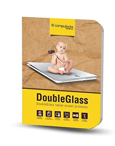 Compu-lock DGSGTS297 Dual Glass Screen Protector For Galaxy Tab S2 9.7