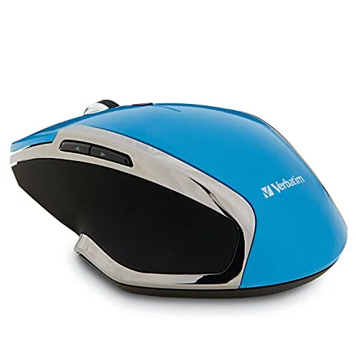 Verbatim 99016 (r)  Wireless Notebook 6-button Deluxe Blue Led Mouse (