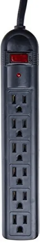 Ergotron 97-711 Power Strip.six Outlets Allow Equipment To Be Plugged 