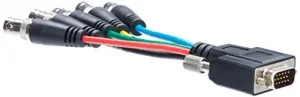 Comprehensive VGA15P-5BJ-6INHR Hd15 M To 5bncf Cable 6 In