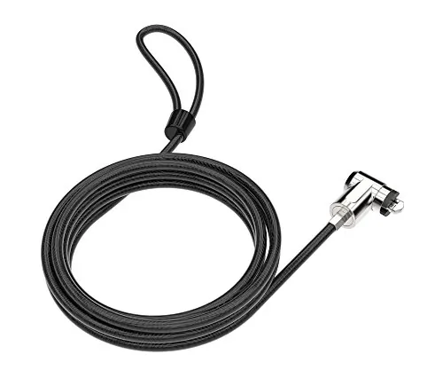 Compu-lock CL15 Universal Slim Security Cable Lock - 6ft Steel Cable