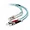 F2F402L003MG | Belkin 3M Fiber Optic Cable, 10GB Aqua