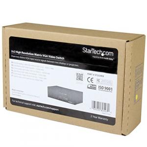 Startech D57397 .com 2 Port Dual Input Vga Matrix Splitter - Video Swi