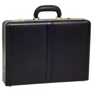 Mcklein 80445 Usa Reagan Black     Leather Attache Case