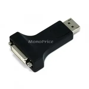 Monoprice 4827 Dp Male To Dvi-d (f) Adpt (single-link)