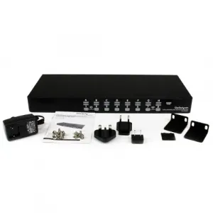 Startech SV1631DUSBU 16 Port 1u Rackmount Usb Kvm Switch With Osd - Co