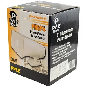 Pyle PHSP4 Home 6quot; Indoor And Outdoor 50-watt Pa Horn Speaker Pyl