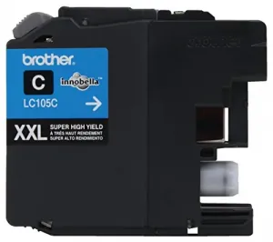 Original Brother LC105C Innobella  Super High Yield Cyan Ink Cartridge