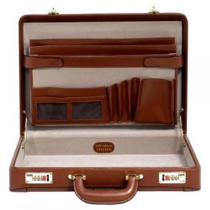 Mcklein 80455 Usa Lawson Black     Leather Attache Case