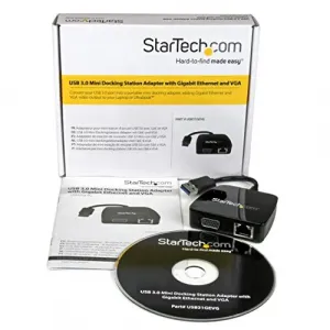 Startech USB31GEVG Universal Laptop Mini Docking Station Usb3 .com