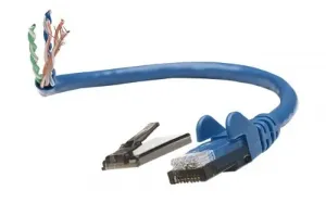 Intellinet 342568 1.5 Ft Blue Cat6 Snagless Ethernet Patch Cable