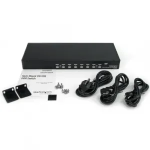 Startech SV831DVIU 8 Port 1u Rackmount Dvi Usb Kvm Switch - Control Up