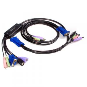 Startech U77377 .com 2 Port Usb Vga Cable Kvm Switch With Audio - 2 X 