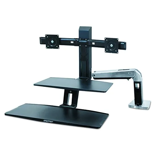 Ergotron 24-392-026 Workfit-a With Suspended Keyboard,dual.ideal For C