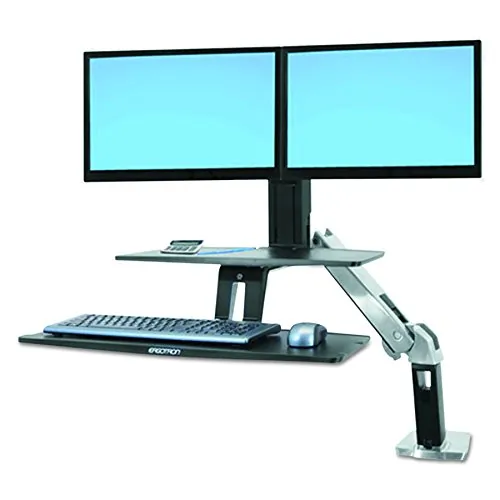 Ergotron 24-392-026 Workfit-a With Suspended Keyboard,dual.ideal For C