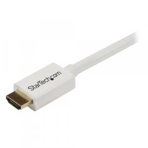 Startech UN4214 .com 1m (3 Ft) White Cl3 In-wall High Speed Hdmi Cable