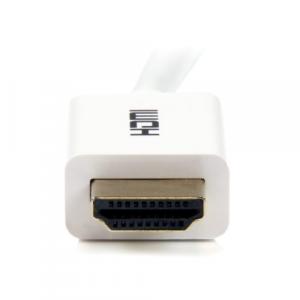 Startech UN4214 .com 1m (3 Ft) White Cl3 In-wall High Speed Hdmi Cable