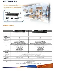 Comtrend GS-7518 18port 16port Poe+ Switch       Gigabit Ethernet 2 Co