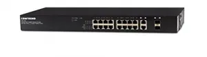 Comtrend GS-7518 18port 16port Poe+ Switch       Gigabit Ethernet 2 Co