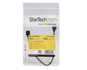 Startech LSATARND12 12in Latching Round Sata Cable