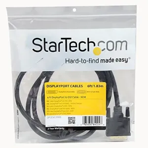 Startech DP2DVI2MM6 6 Ft Displayport To Dvi Cable - M-m - Displayport 