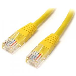 Startech M45PATCH1YL 1 Ft Yellow Molded Cat5e Utp Patch Cable - Catego