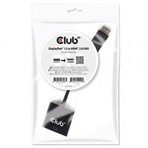 Club CAC2070 Displayport 1.2 To Hdmi 2.0 Uhd Active Adapter - Displayp