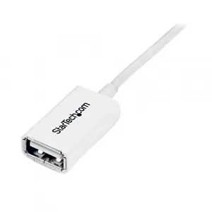 Startech USBEXTPAA1MW 1m White Usb 2.0 Extension Cable A To A - Mf - E