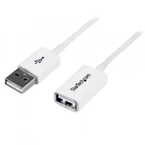 Startech USBEXTPAA1MW 1m White Usb 2.0 Extension Cable A To A - Mf - E