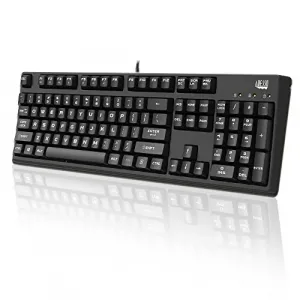 Adesso AKB-635UB Full Size Mechanical Gaming Keyboard - Cable Connecti