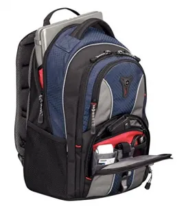 Swiss GA-7343-06F00 Wenger Cobalt Backpack 27343060 Blueblack Fits Up 