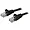 A3L791-10-BLK | Belkin 10FT CAT5E PATCH CABLE, UTP, BLACK