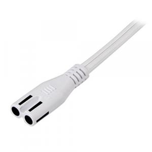 Startech VW2476 6 Ft White Laptop Power Cord - Nema 1-15p To C7 Connec