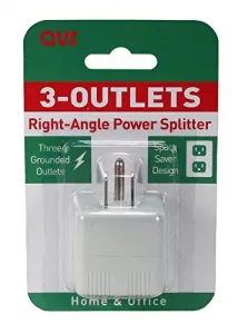 Qvs PA-3PC-6PK 6pk 3out Compact Space          Savergrounded Power Out