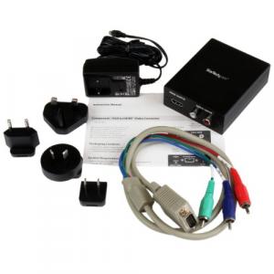 Startech VGA2HD2 Component  Vga Video And Audio To Hdmireg; Converter 