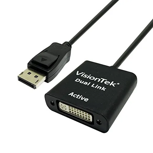 Visiontek 900639 Active Displayport To Dual Link Dvi-d Adapter