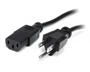 Startech PXT1011 1ft (30cm) Computer Power Cord, Nema 5-15p To C13, 10